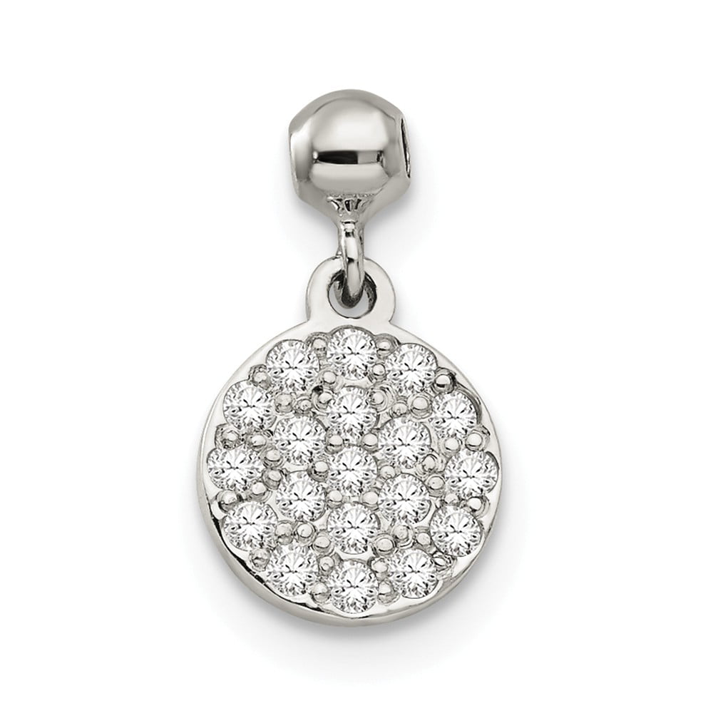 Details about   New Polished Rhodium Plated 925 Sterling Silver Beaded Lizard Charm Pendant 