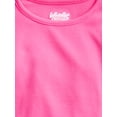 thumbnail image 2 of Wonder Nation Girls' Ribbed Top with Short Ruffle Sleeves, Sizes 4-18 & Plus, 2 of 3