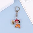 thumbnail image 3 of LLavero de acrílico con figura de Anime de una pieza, colgante de Luffy, Zoro, Sanji, Usopp, Franky Bag, modelo coleccionable, regalo de juguete, 1 ud., 3 of 5