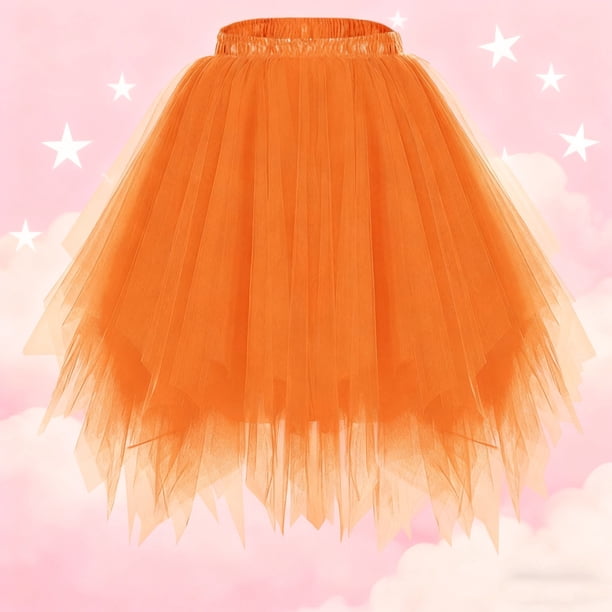 Cowsor Girls Tutu Skirt 50s Vintage Ballet Bubble Dance Skirts for Party