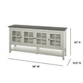 thumbnail image 5 of Twin Star Home Modern Farmhouse Sideboard with Glass Doors, 5 of 8