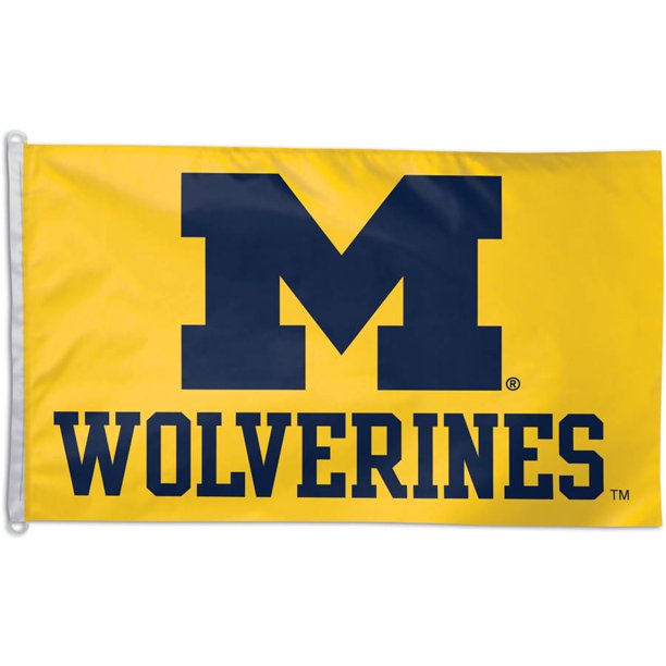 Generic - NCAA Michigan Team Flag, 3' x 5', Style 2 - Walmart.com ...