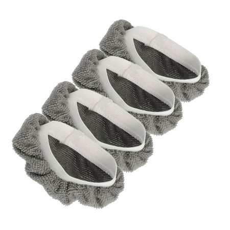 4 Pieces Washable Reusable Steams Mop Pad for Handheld Steams Cleaner Microfiber Cloths for Various Surfaces