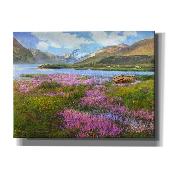 Epic Graffiti 'Heather Scotland' by Chris Vest, Canvas Wall Art, 16"x12"