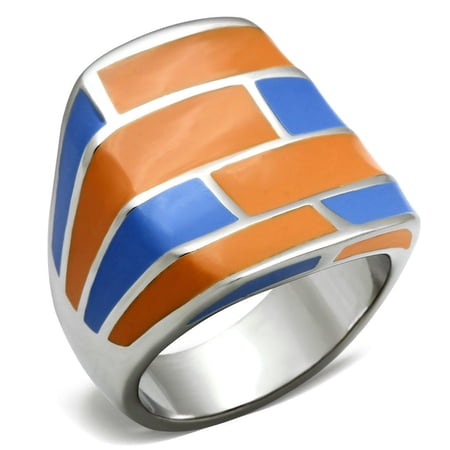 Silver Womens Ring Anillo Para Mujer y Ninos Unisex Kids 316L Stainless Steel Ring Paterno
