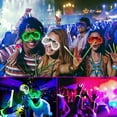 thumbnail image 6 of OneAndes 144 Pcs Glow Party Supplies, 100 Pcs Foam Glow Sticks, 20 Pcs LED Glasses and 24 Pcs Glow Sticks Bracelets, Neon Party Favors for Glow Party, Wedding, Concert, Raves and Birthday, 6 of 7