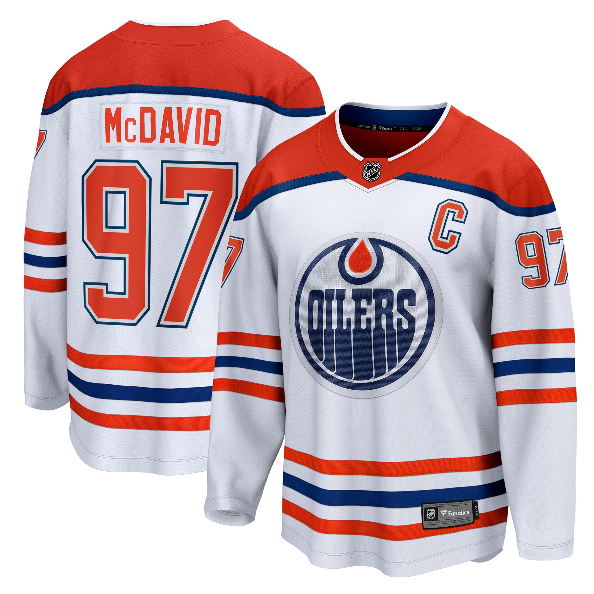 Connor Mcdavid Edmonton Oilers Fanatics Branded 2020 21 Special Edition Breakaway Player Jersey White Walmart Com Walmart Com
