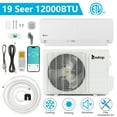 thumbnail image 3 of UbesGoo 12000BTU 19 Seer Ductless Mini Split Air Conditioner and Heat Pump WIFI, 3 of 9