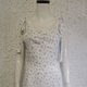 thumbnail image 4 of Vestido de mujer con tirantes finos, espalda descubierta, estampado floral asimétrico, vestidos con cordón de playa de división alta, 4 of 8