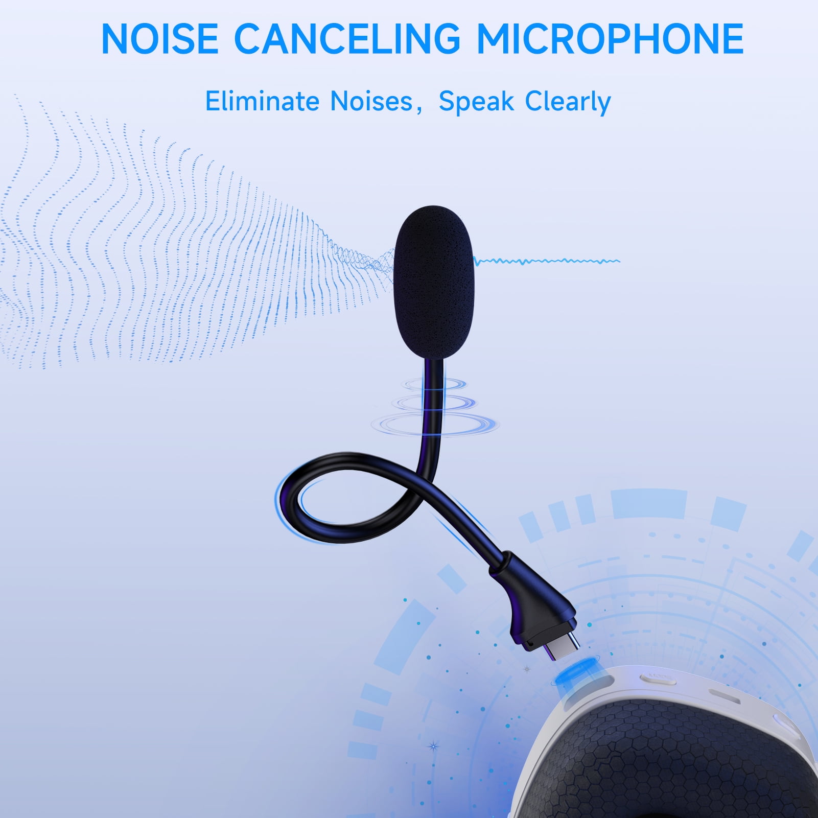 FFN 2.4GHz Wireless Gaming Headset for PS5/PS4, PC, Switch, Bluetooth 5.2 Gaming Headphones with Microphone Noise Canceling, 45H Battery, 3.5mm Wired Mode for Xbox Series - White