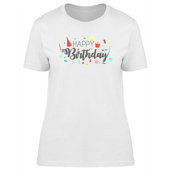 Birthday Cones! T-Shirt Women -Image by Shutterstock, Female 3X-Large