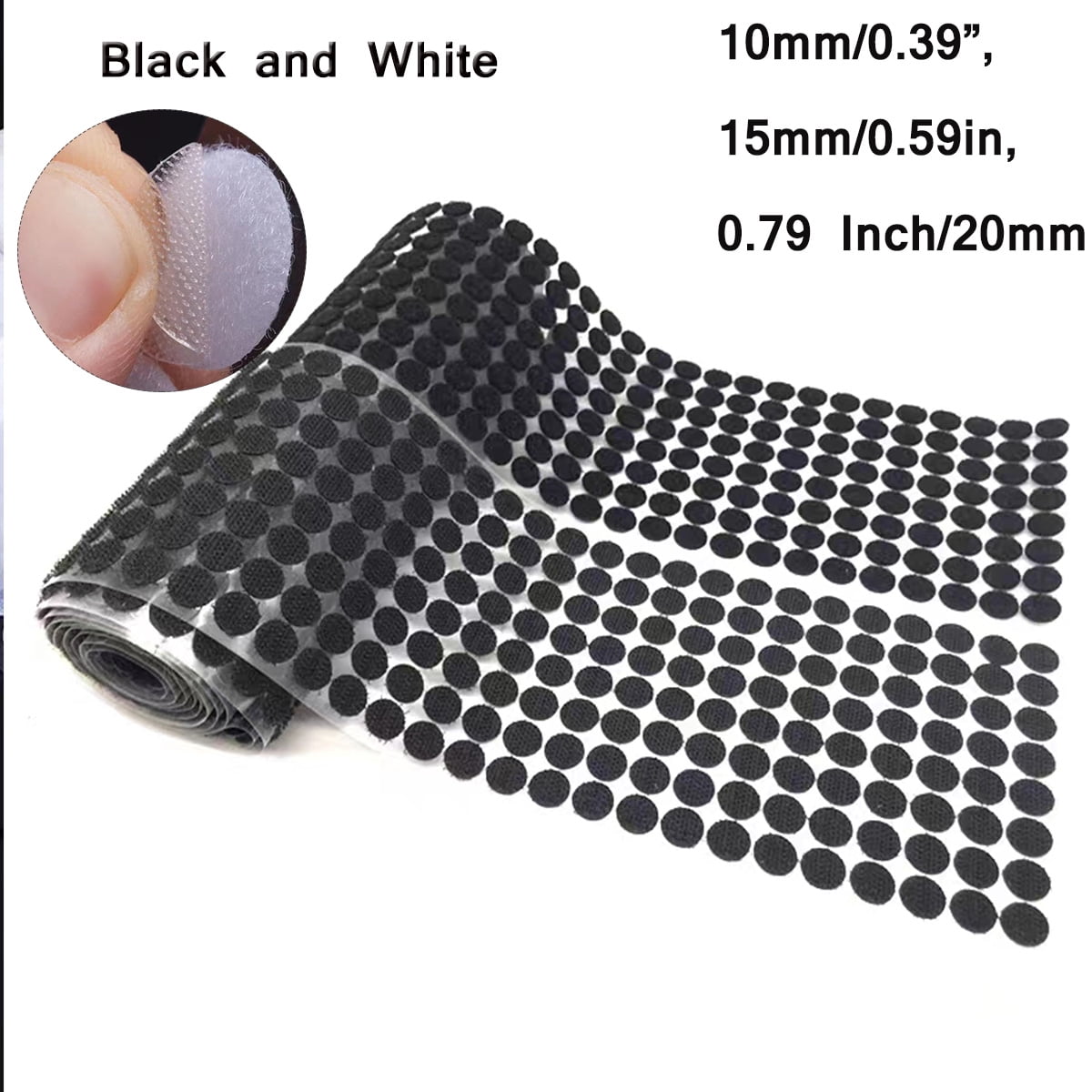 VELCRO Brand Dots with Adhesive White