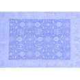 thumbnail image 1 of Ahgly Company Machine Washable Indoor Rectangle Oriental Blue Traditional Area Rugs, 2' x 3', 1 of 4