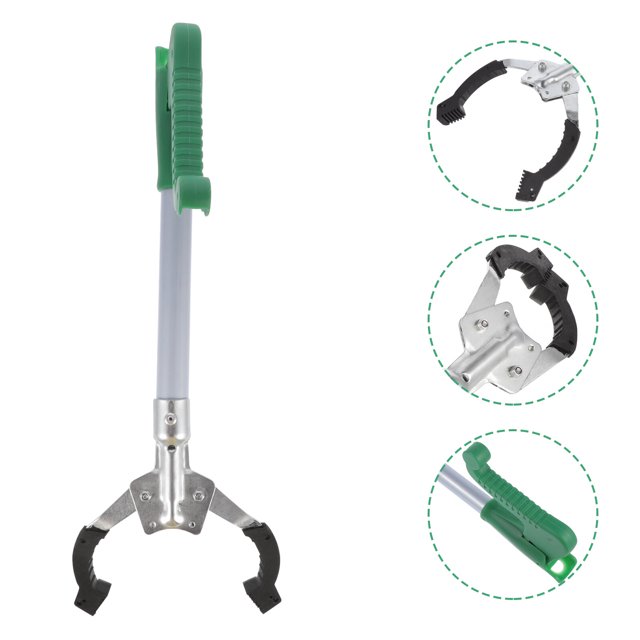 1PC 40cm Multi-purpose Picker Non-skid Trash Clip Aluminum Alloy Rod Trash Clamp