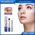 thumbnail image 3 of Suero para el crecimiento de pestañas de 5ml, potenciador de cejas, potencia el alargamiento de pestañas y cejas, suero de pestañas naturales más Jinwen suero de crecimiento de pestañas, 3 of 8