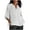 White, variant on LEAVINGSUO 2024 Womens Clearance, Womens Fashion Women's Fashion Casual Printing V-Neck Short Sleeve Loose T-Shirt Pullover Tops