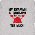 thumbnail image 4 of Inktastic My Grammy and Grampy Love Me Boys or Girls Long Sleeve Toddler T-Shirt, 4 of 5