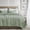 Geometric-sageGreen, variant on palassio Beige 100% Cotton Quilt Queen Size Bedding Sets with 2 Pillow Shams, Textured Lightweight Soft Bedspread Shabby Chic Coverlet, Neutral Quilted Comforter Bed Cover for All Season, 3 Pieces