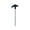 Black, variant on THOPBPRK Spiral Ground Anchor with Rotating Handle for Camping Tents and Beach Umbrellas Heavy Duty Outdoor Stakes for Canopy Tie Downs and Gardening Support Accessories, Saffron