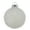 White, variant on Vickerman 4.75" Celadon Ice Ball Ornament. This textured ornament has a rough and icy look with a hint of delicate sparkle. Incorporate these ornaments into your holiday design for added texture. Incl
