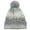 Gray, variant on Knit Beanie Winter Hat, Thermal Thick Polar Fleece Snow Skull Cap For Men And Women Gray