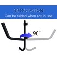 thumbnail image 4 of baomifa-Kayak Storage Wall Mount Rack, Heavy Duty Garage Storage Wall Hooks, Foldable Design Kayak Hanger Racks for Kayaks, Canoe, Surfboard, Paddle Board, 4 of 4