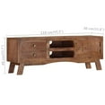 thumbnail image 4 of vidaXL TV Cabinet and TV Stand 110x30x40 cm Rough Mango Wood, 4 of 5