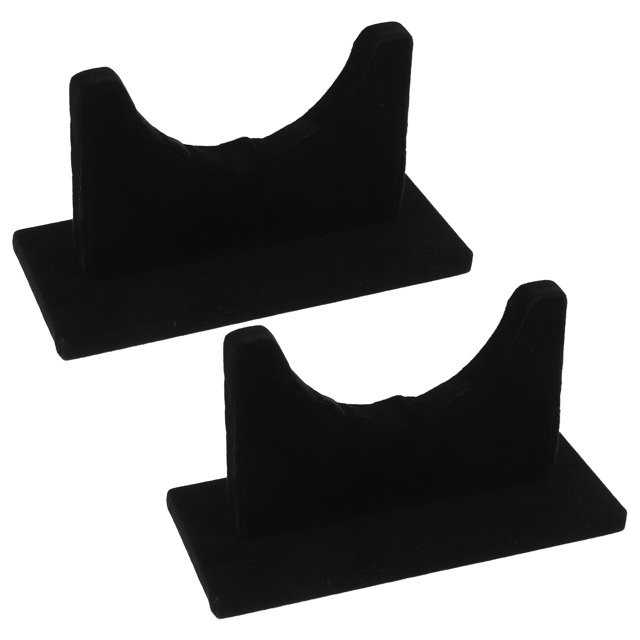 NUOLUX 2Ud Expositor De Accesorios Para Casa Con Base De Negro Soporte Estable Para Y Headbands