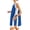 🔥 Blue_New, variant on Gifts Dianli Two Piece Sets Women's Short Sleeve Round Neck Top And Matching Shorts Lightweight Breathable Cotton Linen Casual Homewear Beach Outfit Matching Set