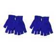 thumbnail image 1 of Gants d'Hiver Demi-Doigts Unisexes Tricotés Sans Doigts Mitaines Chaudes Extensibles, 1 of 2