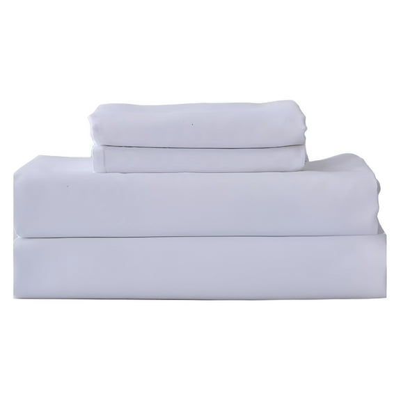 AUQ 1200 Thread Count King Size Deep Pocket Solid Cotton Sheet Set (King)