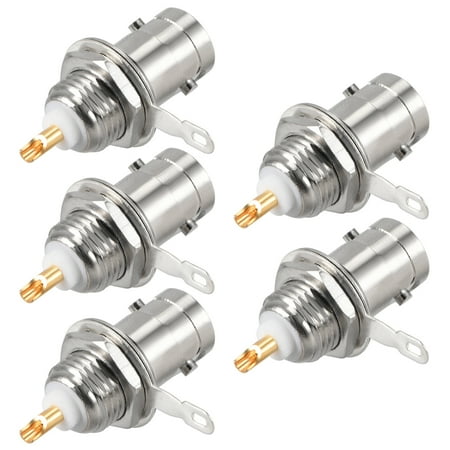 Ip65 Bulkhead - BNC Female Bulkhead Coaxial Connectors Screw-lock Terminal Brass Adapter 5pcs
