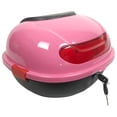 thumbnail image 5 of BERTDOMD 1 Set Motorcycle Top Case Rear Tail Box Motorcycle Trunk Mount Storage Carrier With Backrest, 5 of 6