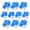 Blue, variant on Suodoka 10PCS Plastic Textured Rock Climbing Stone Rocks Wall Stones Kids Assorted Kit Bolt Red - Durable Hand and Foot Holds for Indoor Outdoor Climbing Walls, Includes Hardware (13.78 in / 35 cm)