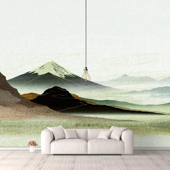 IDEA4WALL Wall Murals for Bedroom Traditional Chinese Landscape View Large Removable Wallpaper Peel and Stick Wall Stickers
