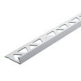 thumbnail image 2 of M-D Building Products 31382 1/2 in. x 96 in. Bright Clear Aluminum Tile Edge, 2 of 7