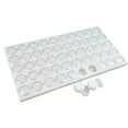 thumbnail image 2 of 888 Display USA - 50 White Foam Gem Jars Showcase with White Stackable Display Tray, 2 of 6