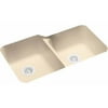 Swan US-3015-010 33" x 21.25" Swanstone Double-Basin Undermount Kitchen Sink, Available in Various Colors