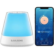 Soulsens Portable White Noise Machine, with 17 Soothing Nature Sounds, Night Light, APP and Voice Control