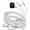 White, variant on 3-in-2 Watch Charging Cable Compatible with Apple Watch Ultra/SE/Series 10/9/8/7/6/5/4/3/2/1 & iPhone 16/15/14/13 & Galaxy S24 - 4FT Travel Charger - White