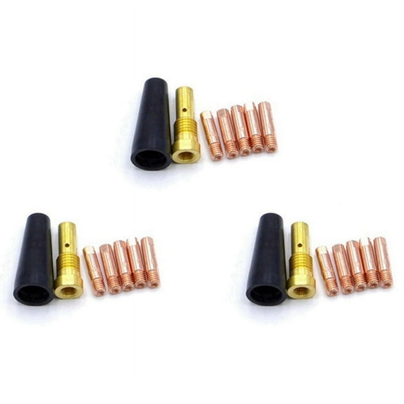 21Pcs/Set Gasless Nozzle Tips for FC90 Flux-Cored Wire Feed 0.8mm FC90 MIG Welder Welding Tools