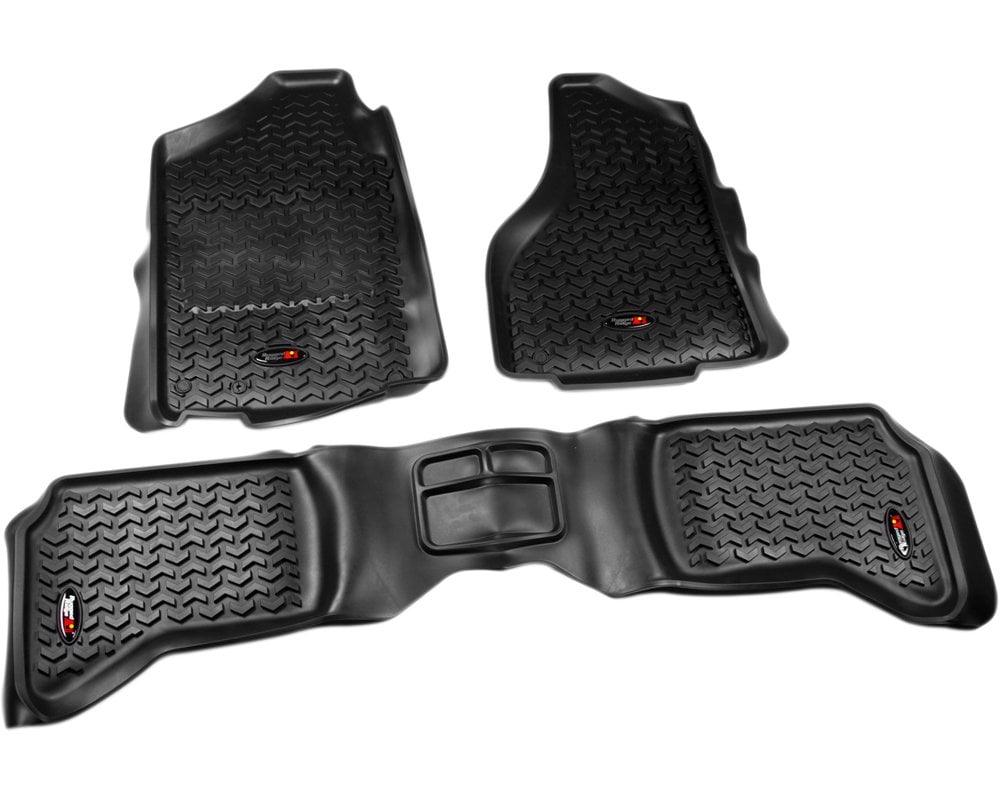 Rugged Ridge 82989.40 Floor Mats, Made of Thermoplastic Molded Floor