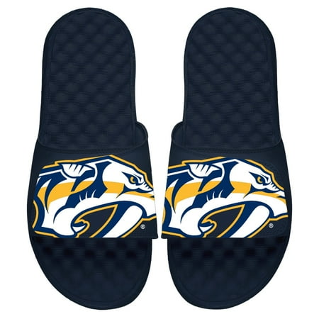 

Youth ISlide Navy Nashville Predators Blown Up Logo Slide Sandals