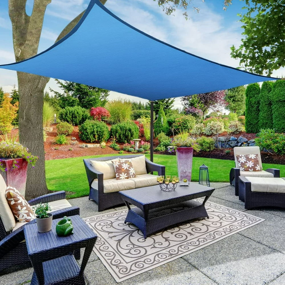 300D Sun Shade Sail Outdoor Garden Waterproof Canopy Patio Cover 160GSM