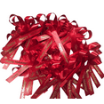 thumbnail image 2 of Personalized Ribbons Baby Bridal Shower Wedding Favors Custom Made Red Satin Bows, 2 of 6