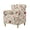 Retro Beige Peony Floral, variant on SCRAWLGOD Stretch Chair Cover Non Slip Armchair Slipcover Couch Protector with Elastic Bottom for Kids, Dogs, Pets, Pink Gold Marble