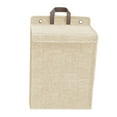 thumbnail image 1 of Cesta de lavandería plegable para colgar, organizador de ropa sucia, cesto para ropa sucia con asa beige medio, 1 of 9