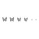 thumbnail image 2 of Women Earring Girl Stud Ear Drop Inlaid Zircon Butterfly Pearl Three-piece Set Personality Summer Party Birthday Gift, 2 of 5