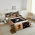 YST Western Bedding Bull Skull Horse Arrow Print Bed Comforter Set King