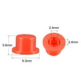 thumbnail image 3 of 20 Pcs Plastic 9.3x5.6mm Pushbutton Tactile Switch Caps Cover Keycaps Red for 6x6x7.3mm Tact Switch, 3 of 3